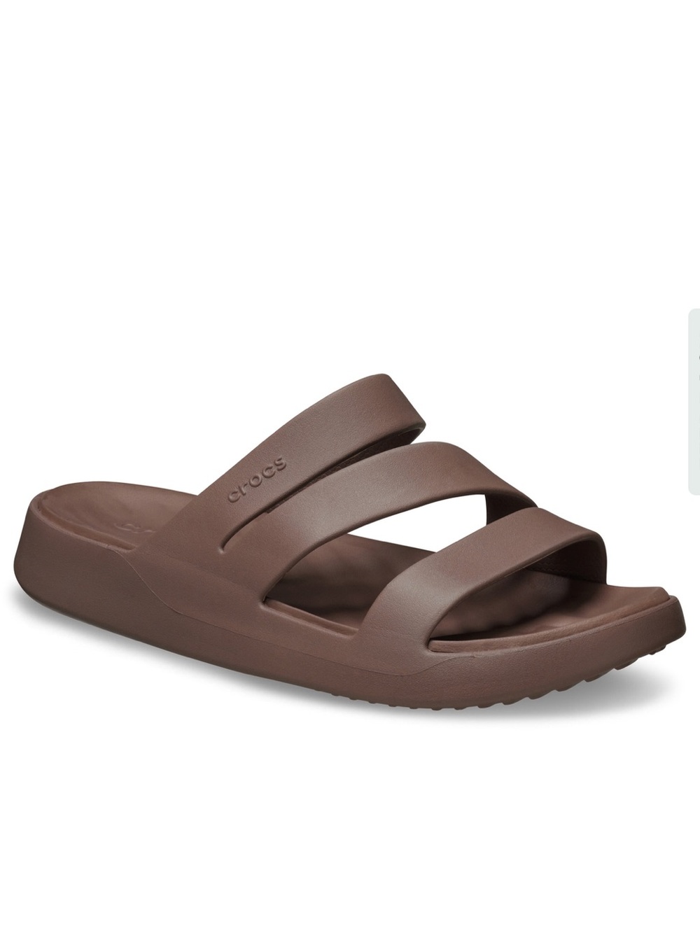Crocs Women’s Getaway Strappy Sandals Size 8 in Truffle